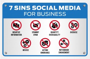 Sins of Social Media for Business-01
